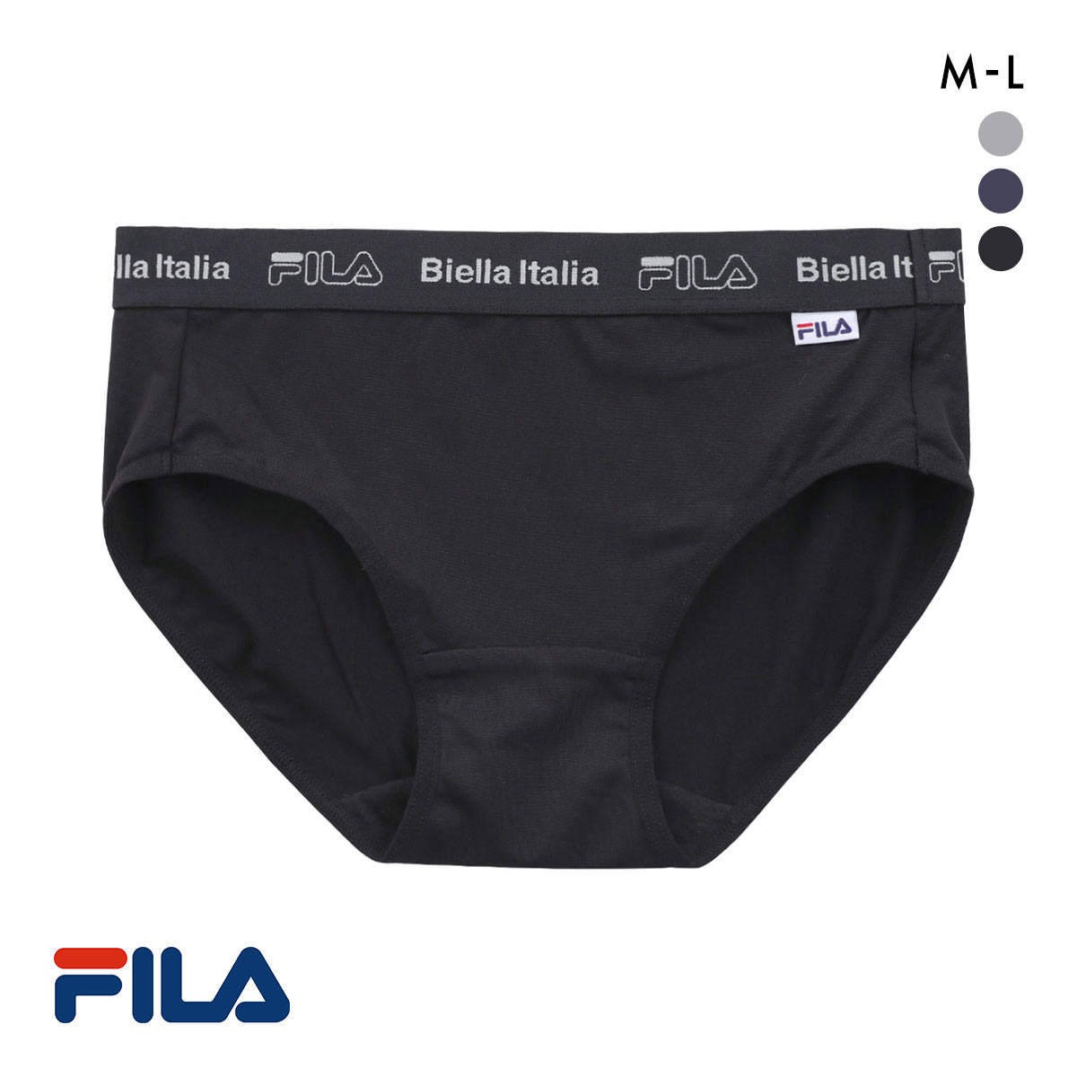 フィラ レディース ショーツ スタンダード ML 単品 吸水速乾 FILA(BK-ブラック-M)