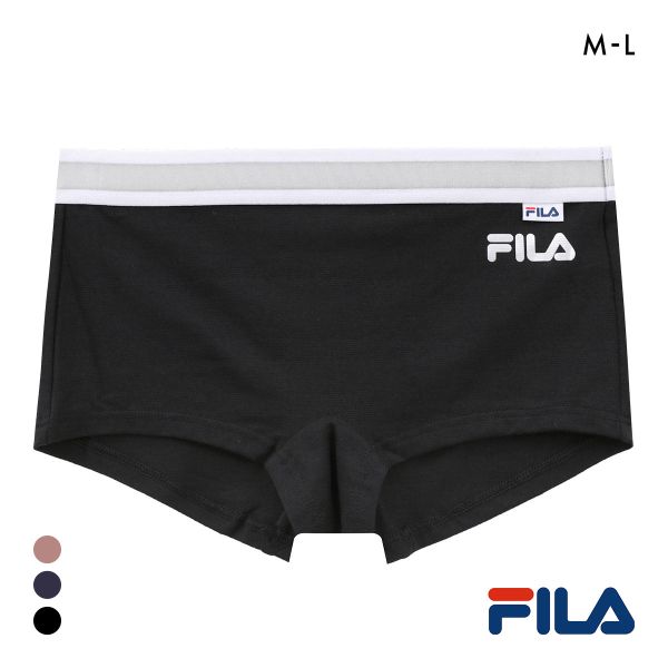 フィラ レディース グリッター ボクサーショーツ ワンポイント ロゴ　吸水速乾 M L 吸水速乾 FILA