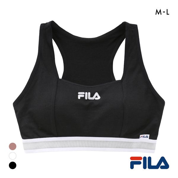 フィラ レディース グリッター ハーフトップ ワイヤレスブラ FILA LADYS
