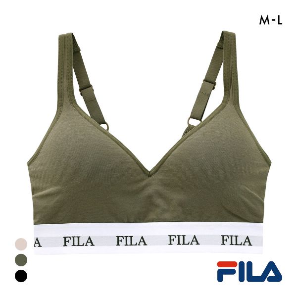 フィラ レディース モールドカップ ハーフトップ ワイヤレスブラ FILA LADYS