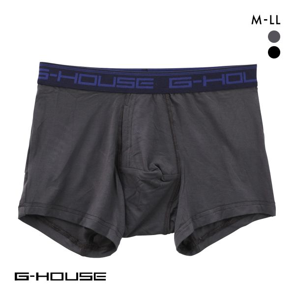 【メール便(15)】 ジーハウス 技男 らくらく ボクサーパンツ メンズ 前開き レーヨン混 大きいサイズ G-HOUSE 【メール便(15)】 ジーハウス 技男 らくらく ボクサーパンツ メンズ 前開き レーヨン混 大きいサイズ G-HOUSE