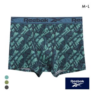 リーボック メンズ プリント ボクサーパンツ 前閉じ プリント M L Reebok
