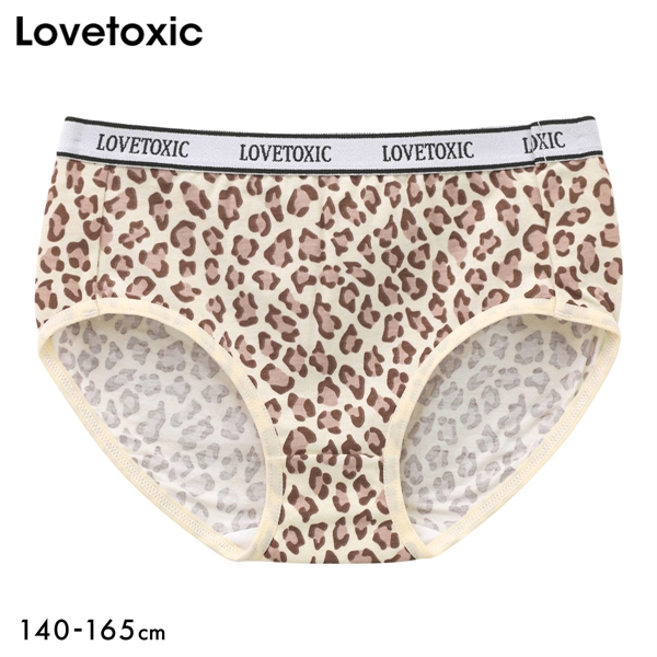 ラブトキシック ジュニア ショーツ バックロゴ スタンダード キッズ 女の子 140 150 160 165 吸水速乾 下着 Lovetoxic