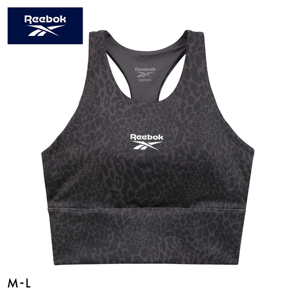 リーボック レディース バッククロス ハーフトップ ノンワイヤー ヨガ スポーツブラ レディース ドライ UVカット UPF50＋ yoga ML Reebok LADYS