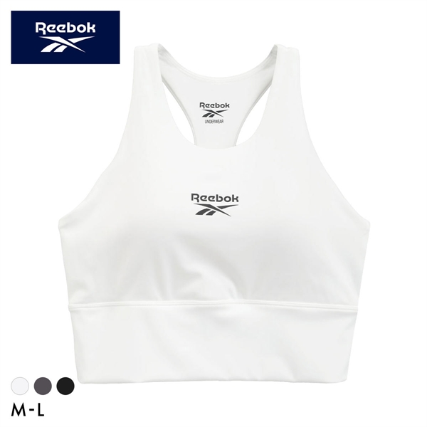 リーボック レディース バッククロス ハーフトップ ノンワイヤー ヨガ スポーツブラ レディース ドライ UVカット UPF50＋ yoga ML Reebok LADYS