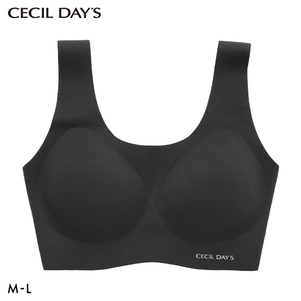 セシルデイズ CECILE DAYS レディース ハーフトップ ブラジャー スポーツブラ インナー ノンワイヤー フリーカット ML 婦人