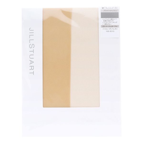 ジルスチュアート JILLSTUART ブライトメッシュ ストッキング 日本製 パンスト つま先スルー パンティストッキング パンスト