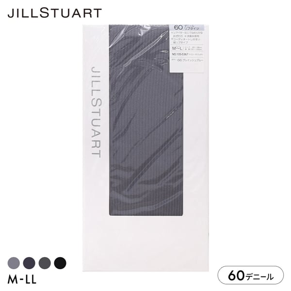 ジルスチュアート 60デニール リブタイツ レディース レッグウェア JILL STUART
