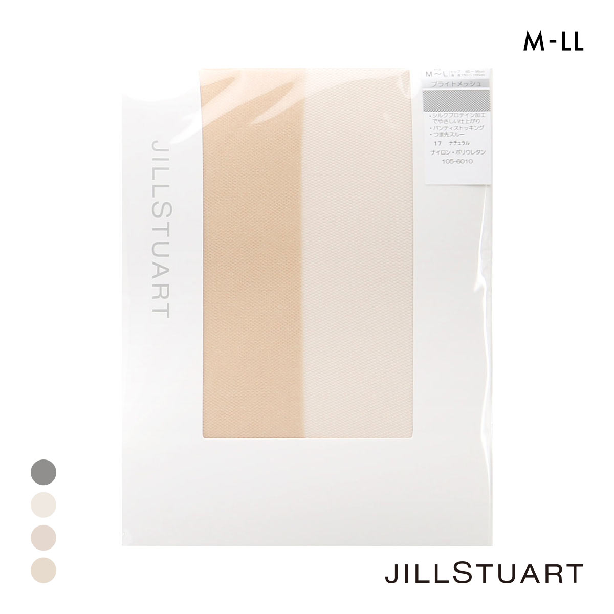 ジルスチュアート ブライトメッシュ ストッキング レディース パンスト JIL LSTUART(NA-ナチュラル-M-L)