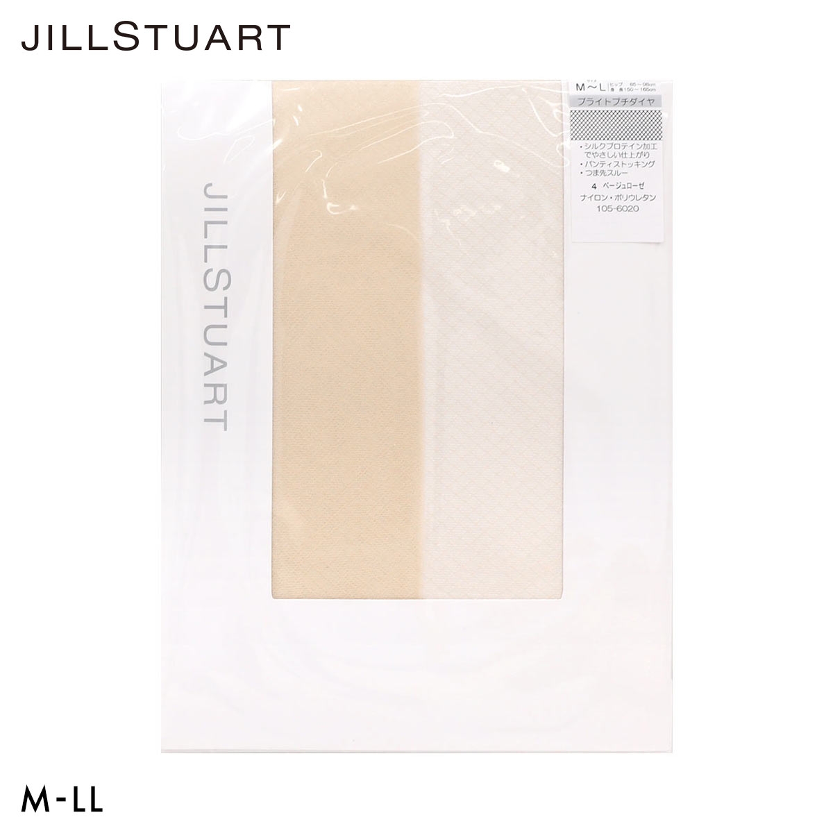 ジルスチュアート ブライトプチダイヤ　ストッキング JILLSTUART(PB-ピンクベージュ-M-L)
