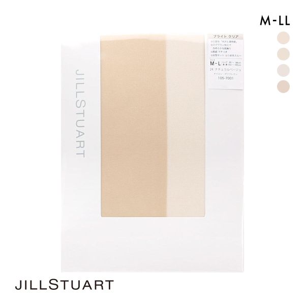 ジルスチュアート ストッキング ブライトクリア パンスト JILLSTUART マチ付き スクワラン加工 つま先スルー 潤い 保湿
