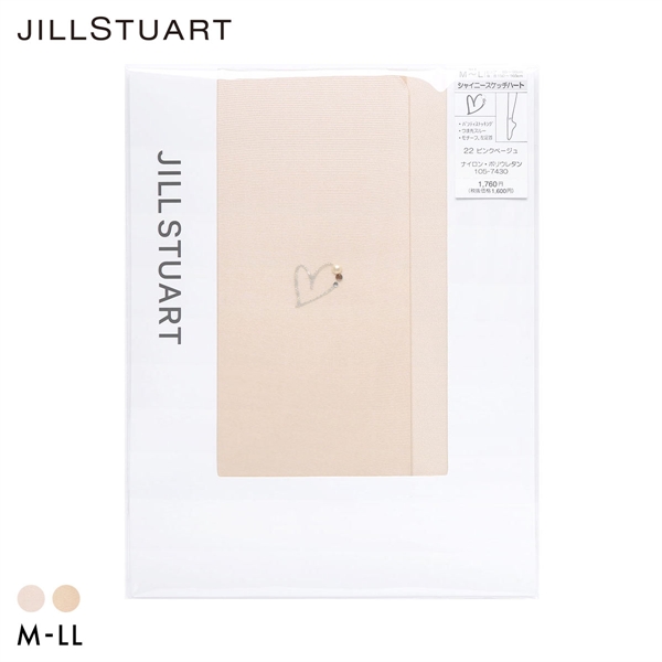 ジルスチュアート ハートモチーフ ストッキング レディース パンスト M-L L-LL 大きいサイズ JILL STUART