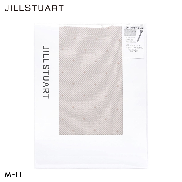 ジルスチュアート ラメドットメッシュ ストッキング レディース パンスト M-L L-LL JILL STUART