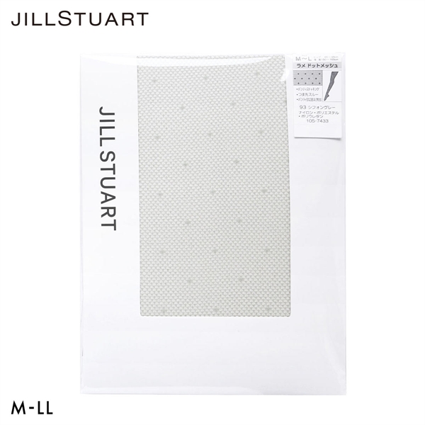 ジルスチュアート ラメドットメッシュ ストッキング レディース パンスト M-L L-LL JILL STUART