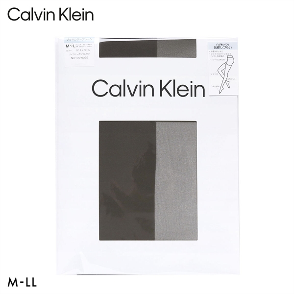 カルバン・クライン ゾッキシアー プレーン ストッキング Calvin Klein レディース パンスト M-L L-LL 大きいサイズ