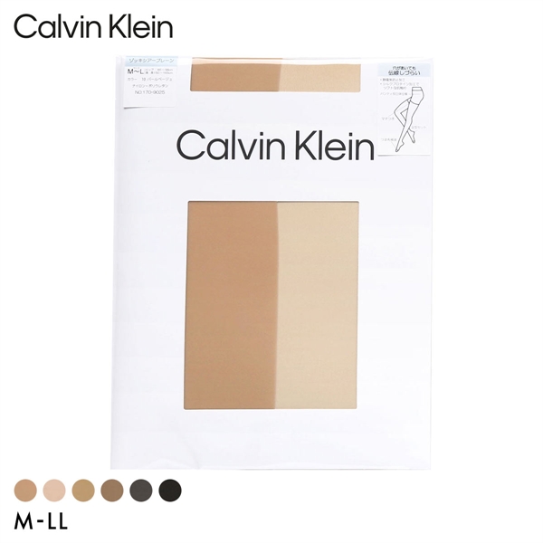 カルバン・クライン ゾッキシアー プレーン ストッキング Calvin Klein レディース パンスト M-L L-LL 大きいサイズ