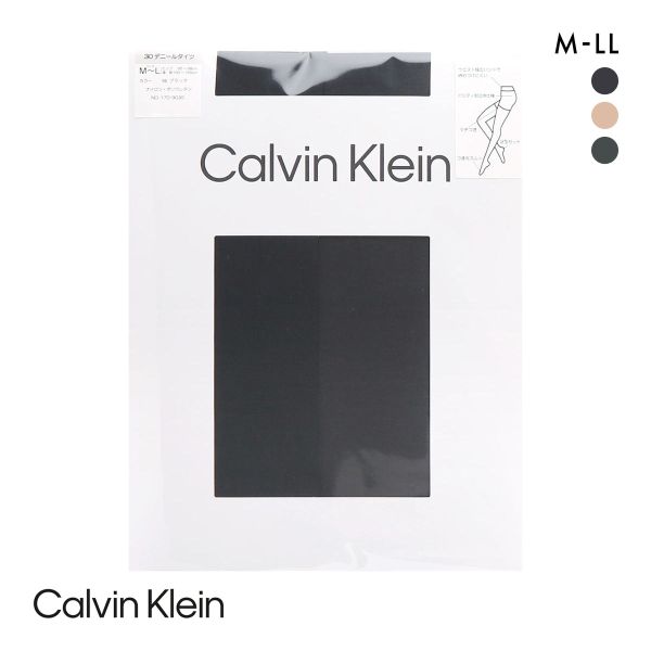 カルバン・クライン 30デニール オペーク タイツ Calvin Klein レディース パンスト M-L L-LL 大きいサイズ
