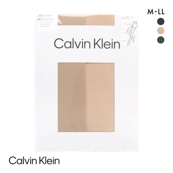 カルバン・クライン 30デニール オペーク タイツ Calvin Klein レディース パンスト M-L L-LL 大きいサイズ