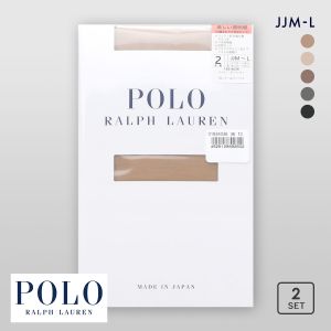 ポロ ラルフ ローレン プレーン ストッキング JJサイズ 2足セット レディース パンスト POLO RALPH LAUREN JJM-L 大きいサイズ
