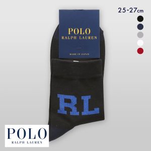 ポロ ラルフローレン RL刺繍 ソックス ショート丈 紳士 靴下 メンズ カジュアル ギフト 25-27 POLO RALPH LAUREN