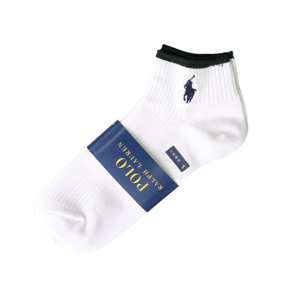 ポロ ラルフローレン POLO RALPH LAUREN 消臭加工 ワンポイント刺繍 定番スニーカーソックス 23-25 25-27 27-29 綿混 靴下
