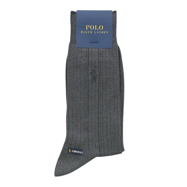 ポロ ラルフローレン POLO RALPH LAUREN Dress 抗菌防臭 センターリンクス 定番リブソックス 23-25 25-27 27-29 紳士 靴下 メンズ