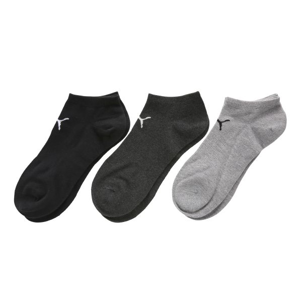 プーマ PUMA 3足組ソックス DEO CLEAN 消臭 スニーカー丈 メンズ 靴下 アーチサポート スポーツソックス つま先かかと補強入 24-28cm