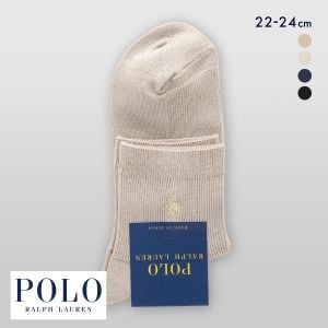 ポロ ラルフ ローレン ラメリブ ショートクルー ソックス 22-24 靴下 レディース POLO RALPH LAUREN