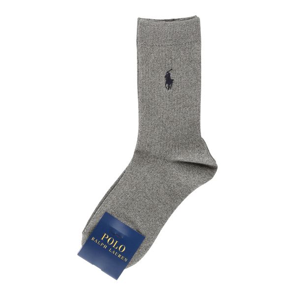 ポロ ラルフローレン POLO RALPH LAUREN ワンポイント 定番 リブソックス クルー丈 22-24 24-26 靴下 レディース カジュアル ギフト スクール
