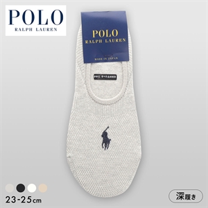 ポロ ラルフローレン 鹿の子 カバーソックス フットカバー 靴下 レディース POLO RALPH LAUREN 23-25cm