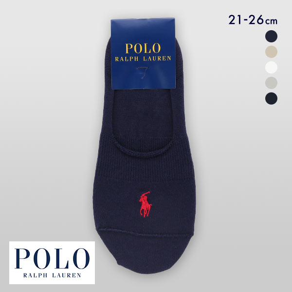 ポロ ラルフローレン POLO RALPH LAUREN 深ばきカバーソックス フットカバー すべり止め付き 21-23 22-24 24-26 ペッツ 靴下 レディース