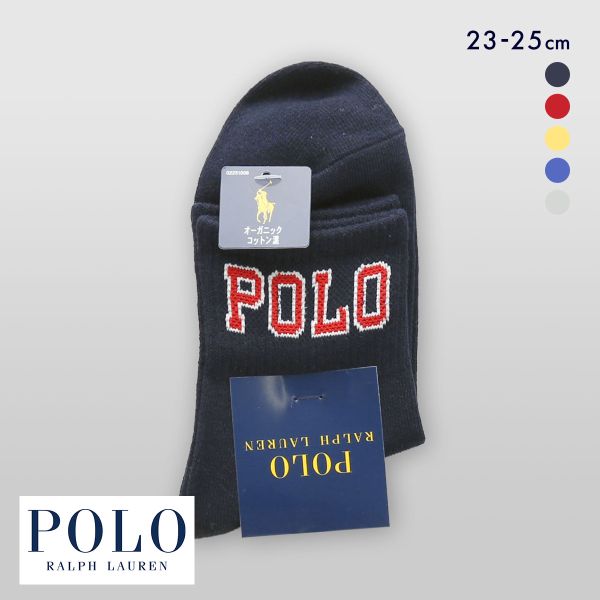 ポロ ラルフ ローレン ポロロゴ ショート丈 ソックス 靴下 レディース POLO RALPH LAUREN