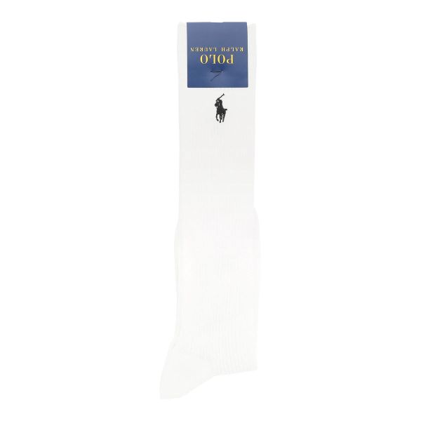 ポロ ラルフローレン POLO RALPH LAUREN 36cm丈 ワンポイントロゴ刺繍 スクールソックス 22-24 靴下 レディース 学校 制服 仕事 ハイソックス