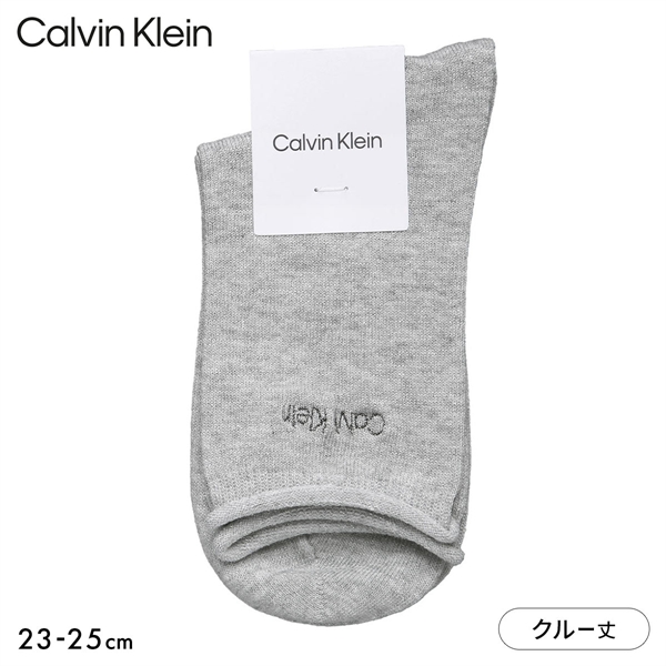 カルバン・クライン ラメ クルー丈 ソックス レディース 婦人 靴下 Calvin Klein カルバンクライン