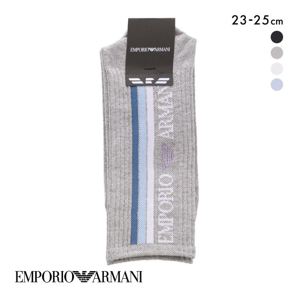 エンポリオ・アルマーニ スポーティークルー ソックス 靴下 レディース EMPORIO ARMANI