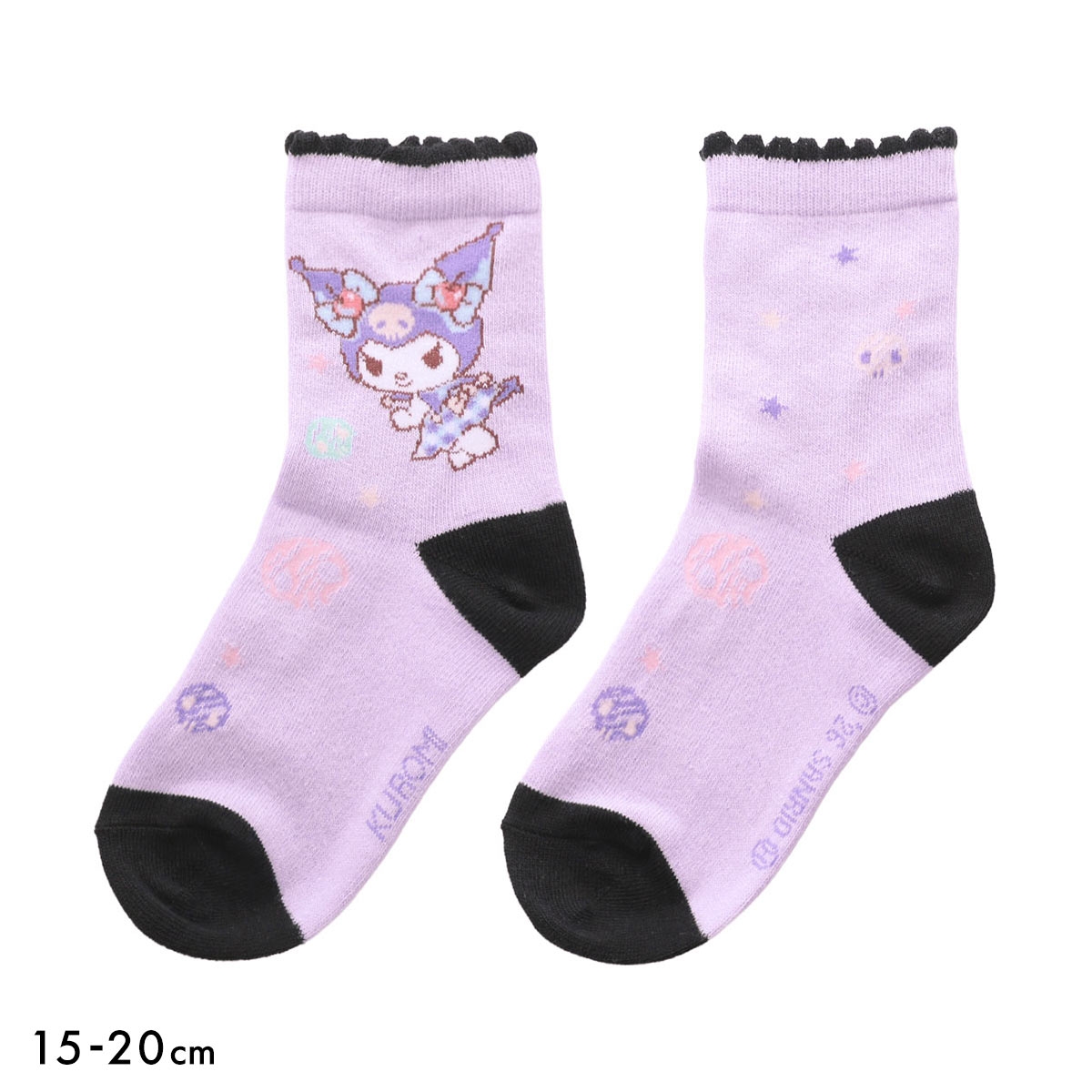 サンリオ クロミ ソックス(PU-パープル-15-20cm)