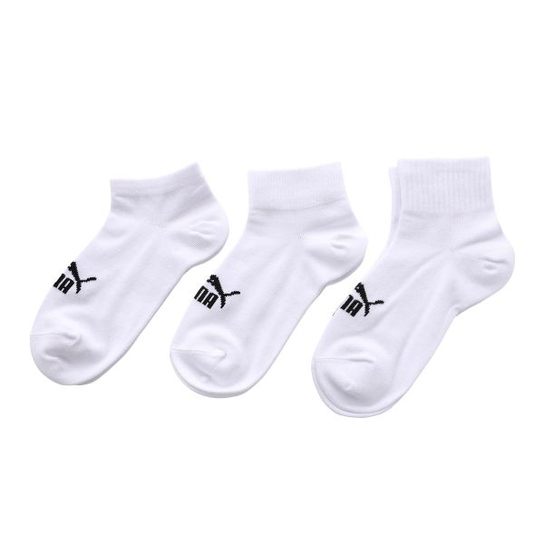プーマ PUMA ソックス 3足組 コンビパック ショート スニーカー クルー キッズ ジュニア 靴下 スポーツ つま先かかと補強入 19-25cm