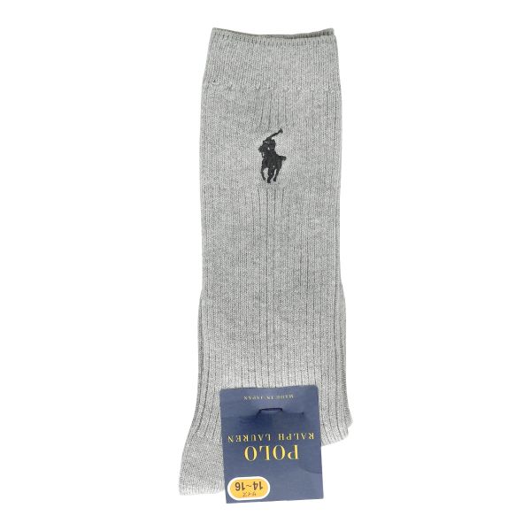 ポロ ラルフローレン POLO RALPH LAUREN 子供 ワンポイントロゴ刺繍 リブハイソックス 14-16 16-18 18-20 20-22 22-24 日本製 キッズ ジュニア 靴下
