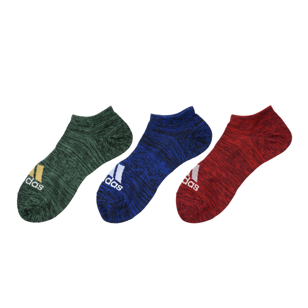 アディダス adidas スニーカー丈ソックス 3足組 靴下 メンズ 破れにくい 消臭 24-26cm 26-28cm(Set1-24-26cm)