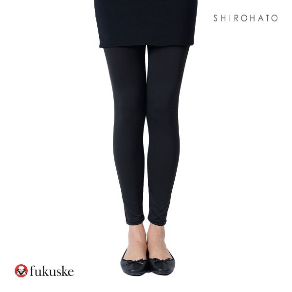 福助 fukuske DAILY満足 さらさら冷感 10分丈レギンス レディース インナー 接触冷感