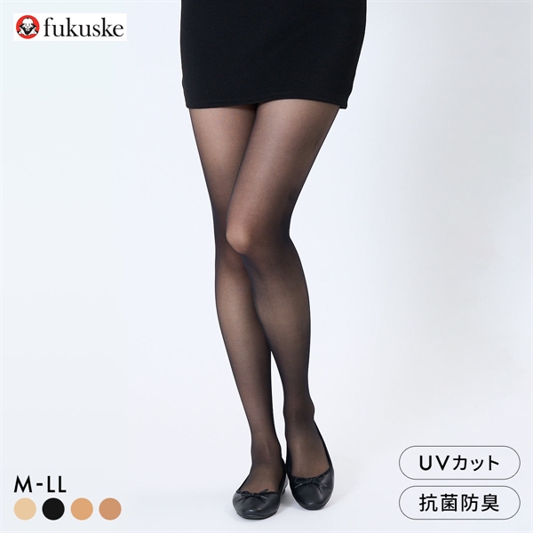 福助 まとうUVヴェール ストッキング レディース パンスト fukuske 紫外線対策 パンティストッキング