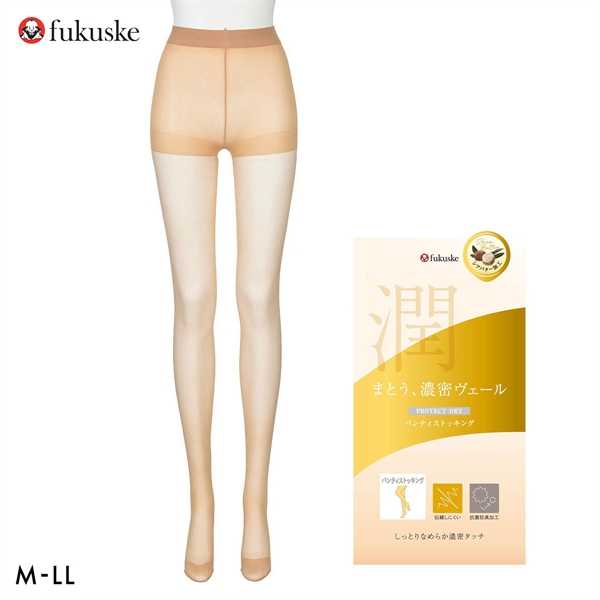 福助 まとう濃密ヴェール ストッキング シアバター加工 パンスト 日本製 fukuske