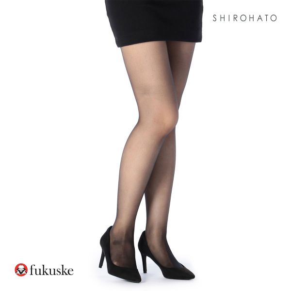 福助 fukuske おなかゆったり気分 ウエストゴムなし プレーン ストッキング 大きいサイズ レディース RELAXFIT パンスト JM-L