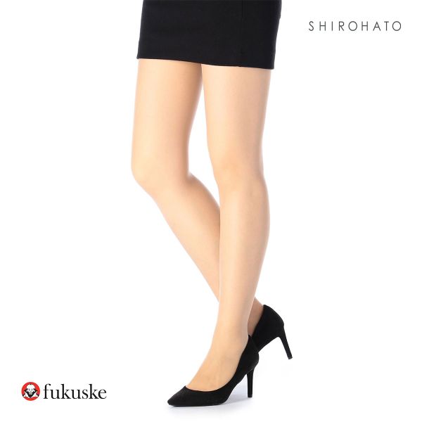 福助 fukuske おなかゆったり気分 ウエストゴムなし プレーン ストッキング 大きいサイズ レディース RELAXFIT パンスト JM-L