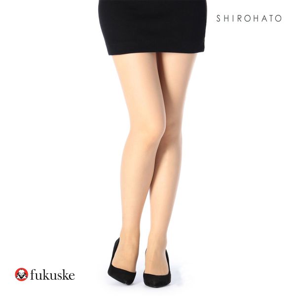 福助 fukuske おなかゆったり気分 ウエストゴムなし プレーン ストッキング 大きいサイズ レディース RELAXFIT パンスト JM-L