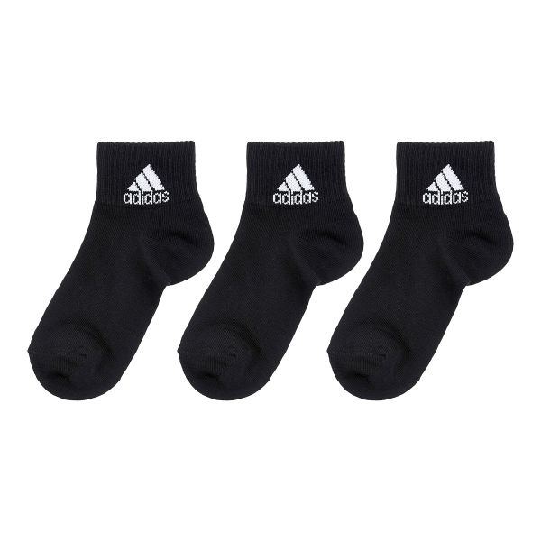 アディダス adidas キッズ ジュニア ショート丈 ソックス 3足組 ワンポイントロゴ スクールカラー 定番 19-21cm 21-23cm 23-25cm