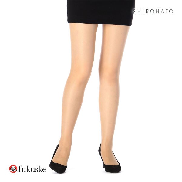 福助 fukuske 満足 伝線しにくい 着圧 ノンラン パンティストッキング 3足組 レディース パンスト