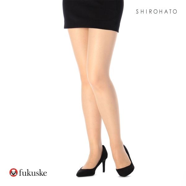 福助 fukuske 満足 伝線しにくい 着圧 ノンラン パンティストッキング 3足組 レディース パンスト