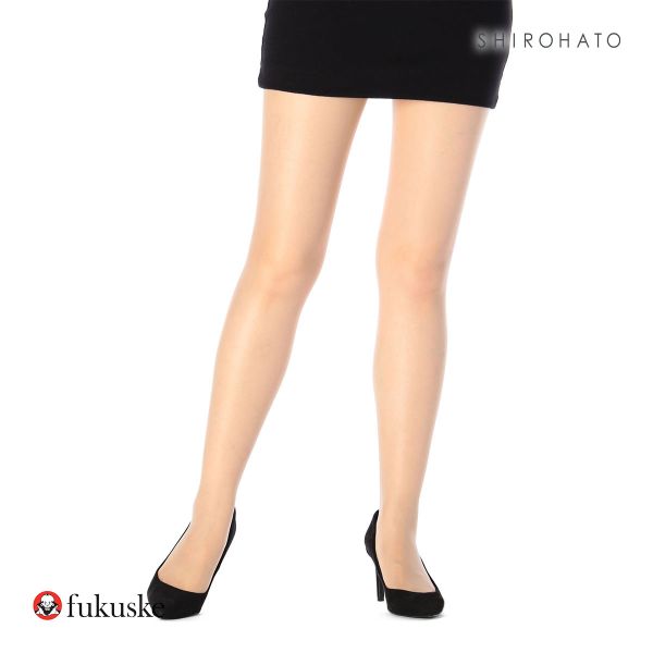 福助 fukuske 満足 伝線しにくい 着圧 ノンラン パンティストッキング 3足組 レディース パンスト