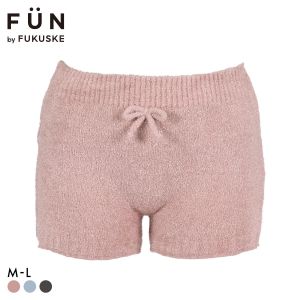 福助 FUN by FUKUSKE シャギー 1分丈パンツ レディース ルームウェア ボトムス